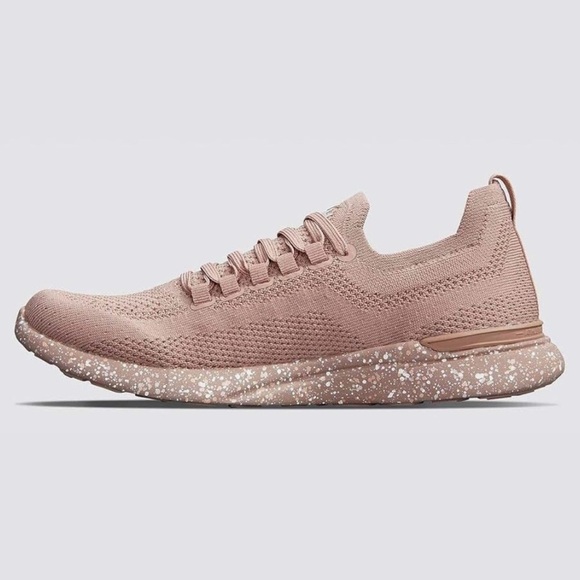 APL TechLoom Breeze men’s Knit Sneakers in Almond/Clay/Speckle. NIBox Size 11M main image 4